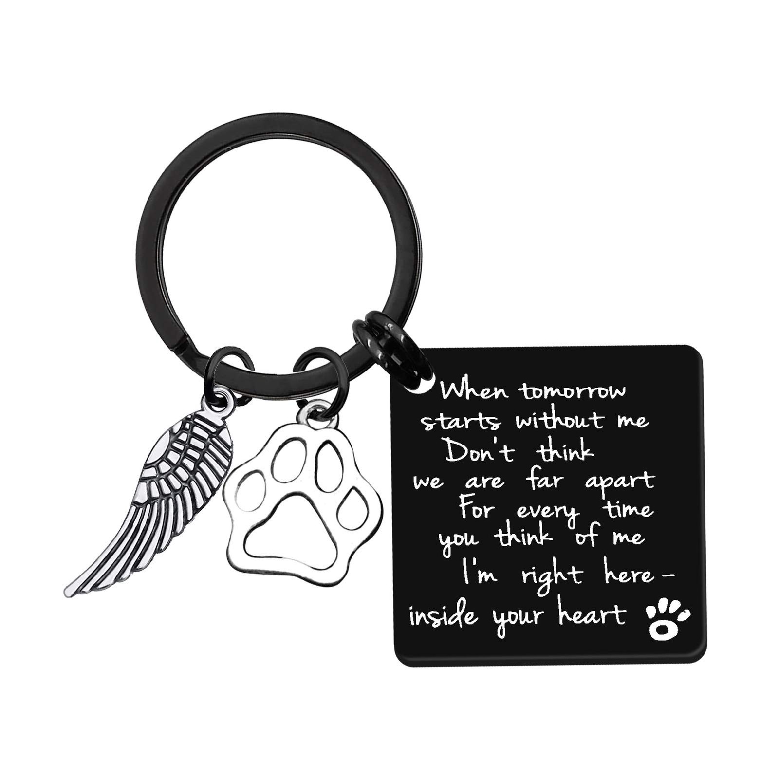 Loss of Pet Keychain Pet Memorial Gifts Keychain Dog Cat Sympathy Gifts When …