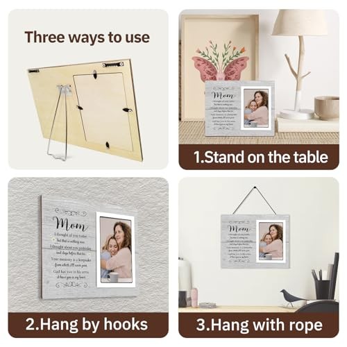 Mom Memorial Picture Frame – Memorial Gifts for Loss of Mother –Sympathy