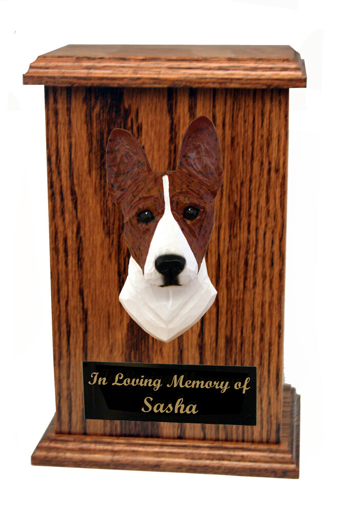 Basenji Memorial Urn