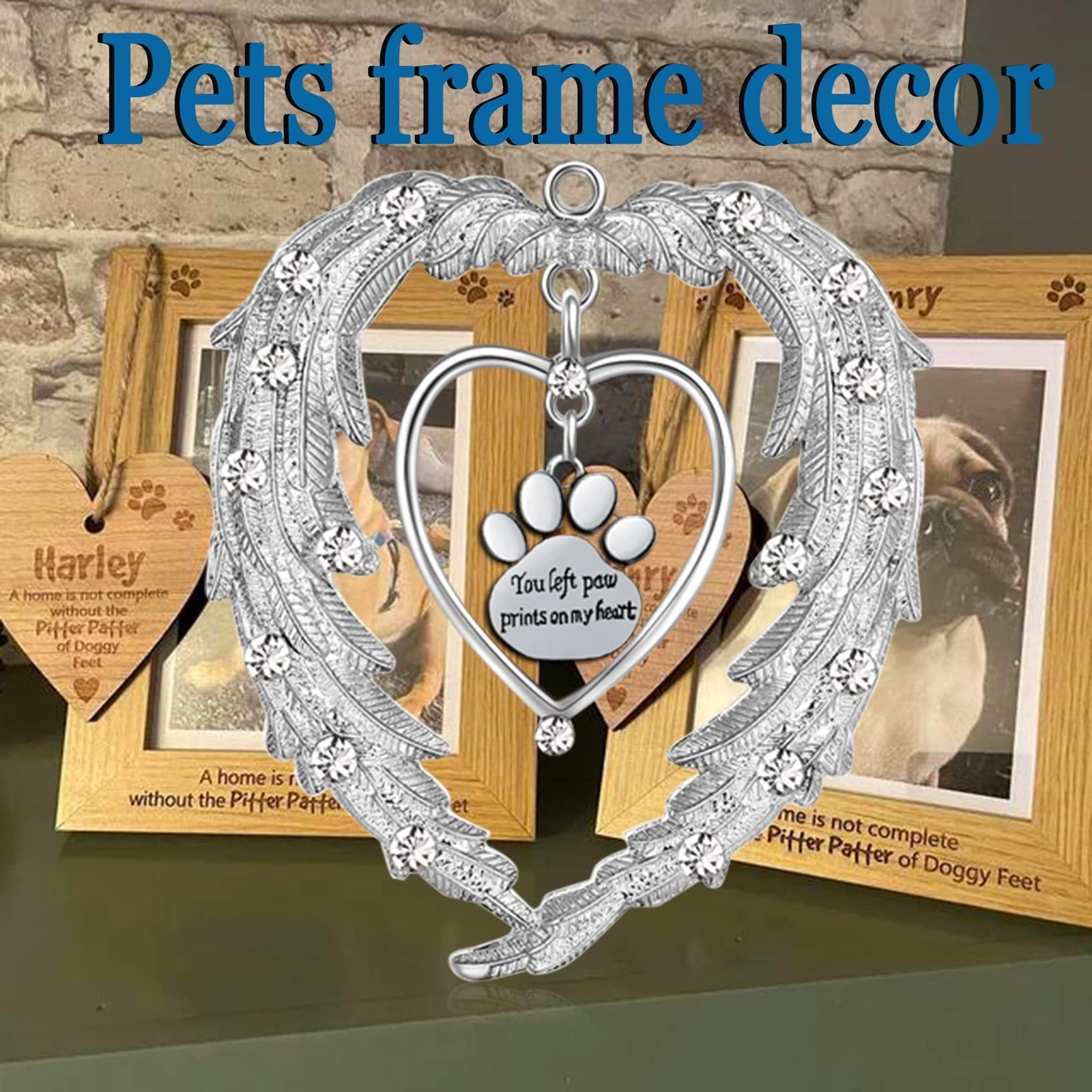 Pet Memorial Christmas Ornaments, Angel Wings Dog Remembrance Gift, Pet Memor…