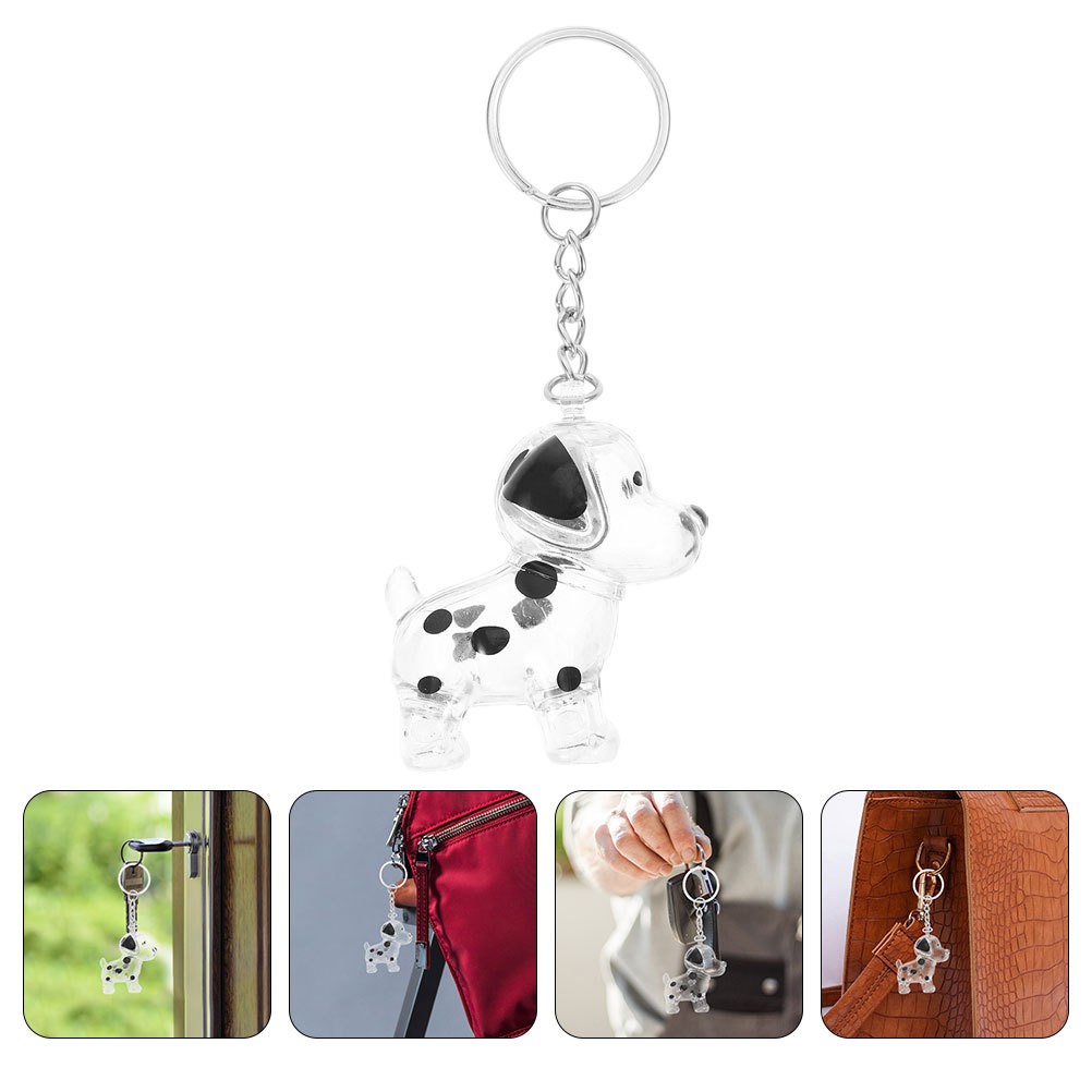 2 Pcs Dog Remembrance Gift Memorial Keychain Cat Hair Keepsake Holder