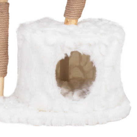 Modern Cat Tree, Natural Branch Cat Tower, Luxury Cat Condo, Indoor Cat Furnitur