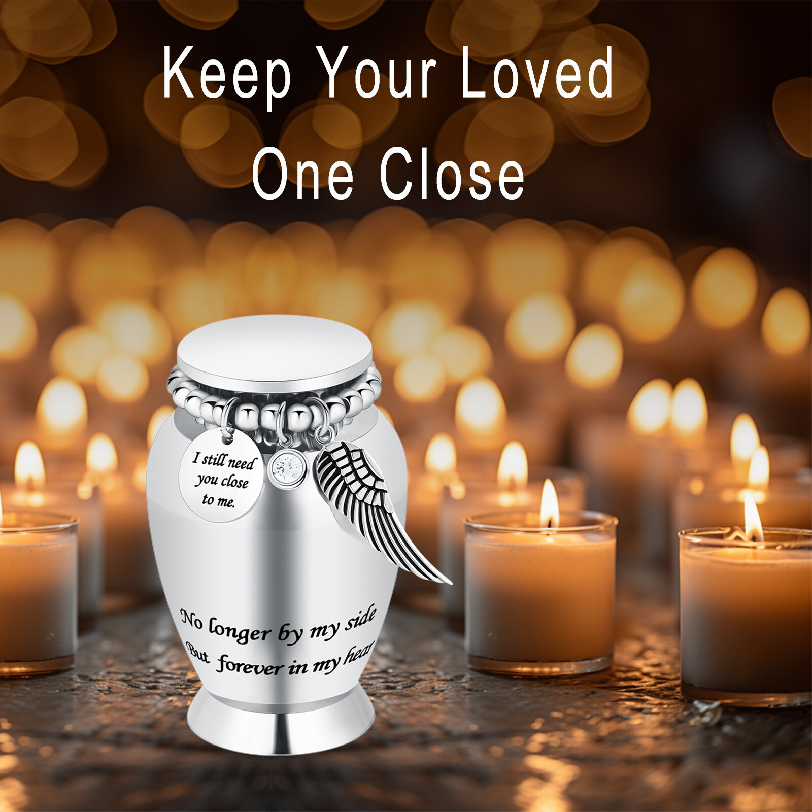 Memorials Cremation Urns for Human Ashes -Decorative Urn for Pet/Human Ashes Urn