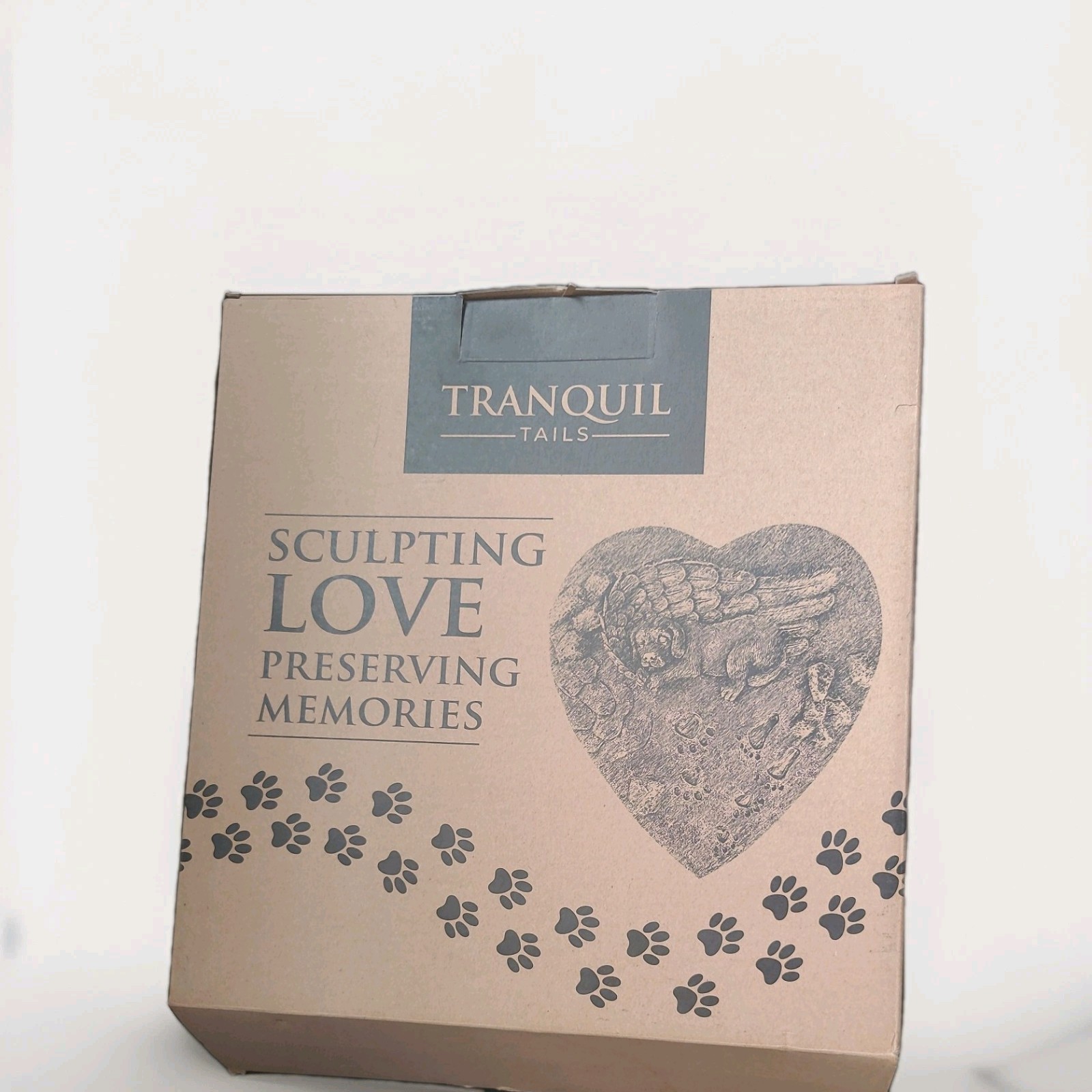 Tranquil Tails Pet Memorial Garden Stone. As-Is Condition READ DECRIPTION INFO