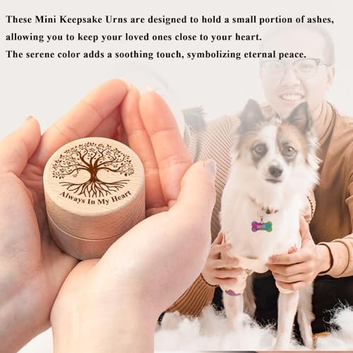Small Wood Urn for Human Ashes Wooden Box Urns for Ashes – Tree of Life