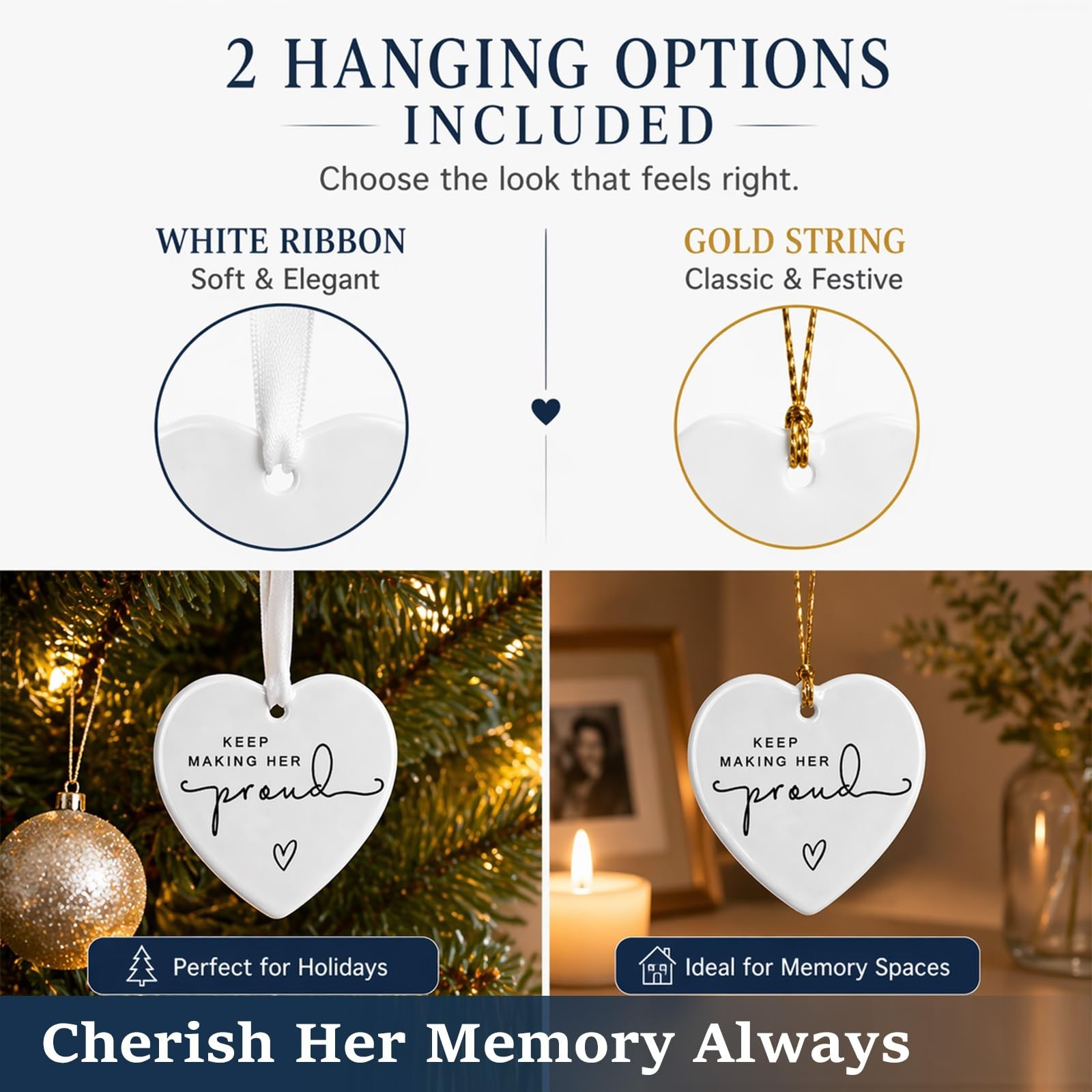 Keep Making Her Proud Bereavement Keepsake, Loss of Loved One Memorial Gift, …