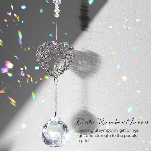 Modern Sympathy Gift for Loss of Mom – Tree Life Heart Design Heart-shaped Tree