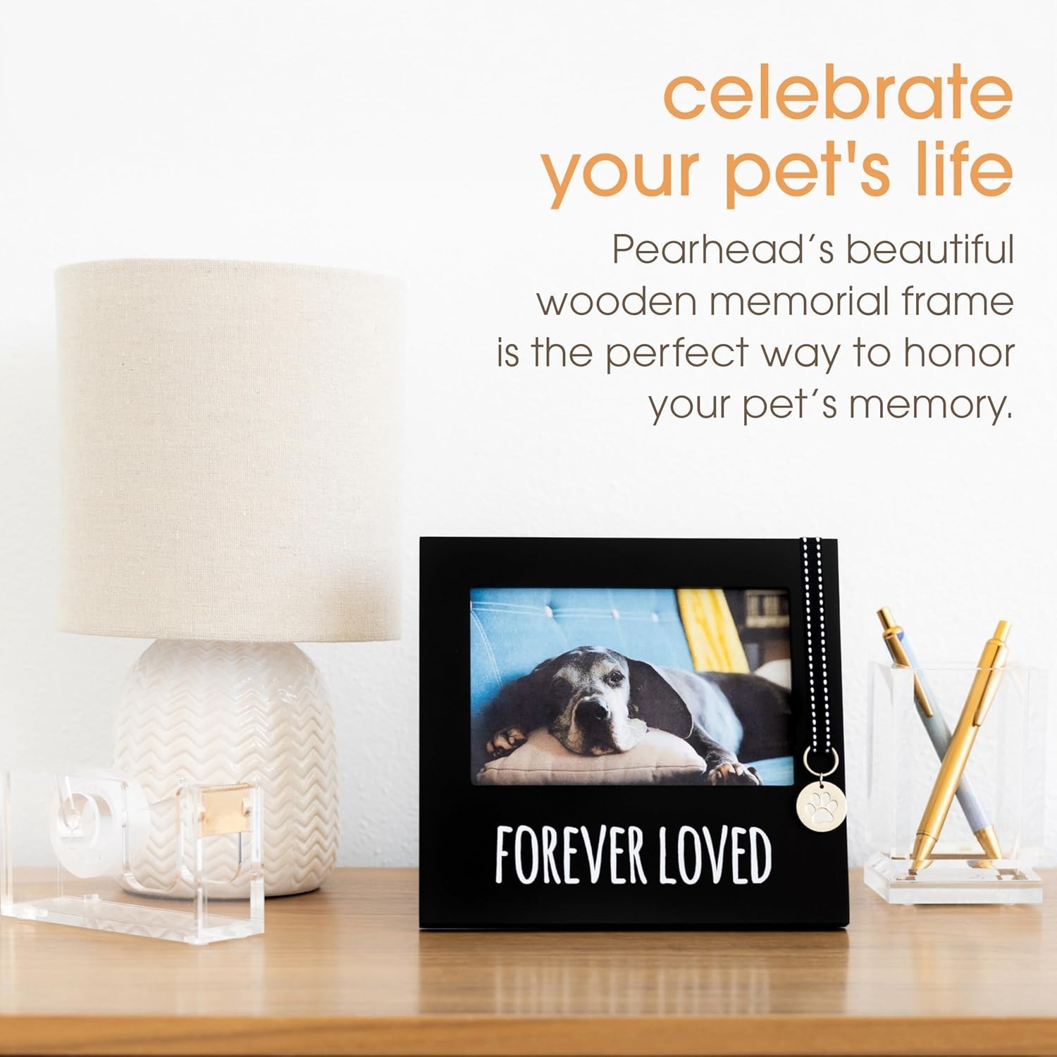 Dog Memorial Picture Frame, Pet Sentiment Memorial Gifts for Loss of Dog, Pet