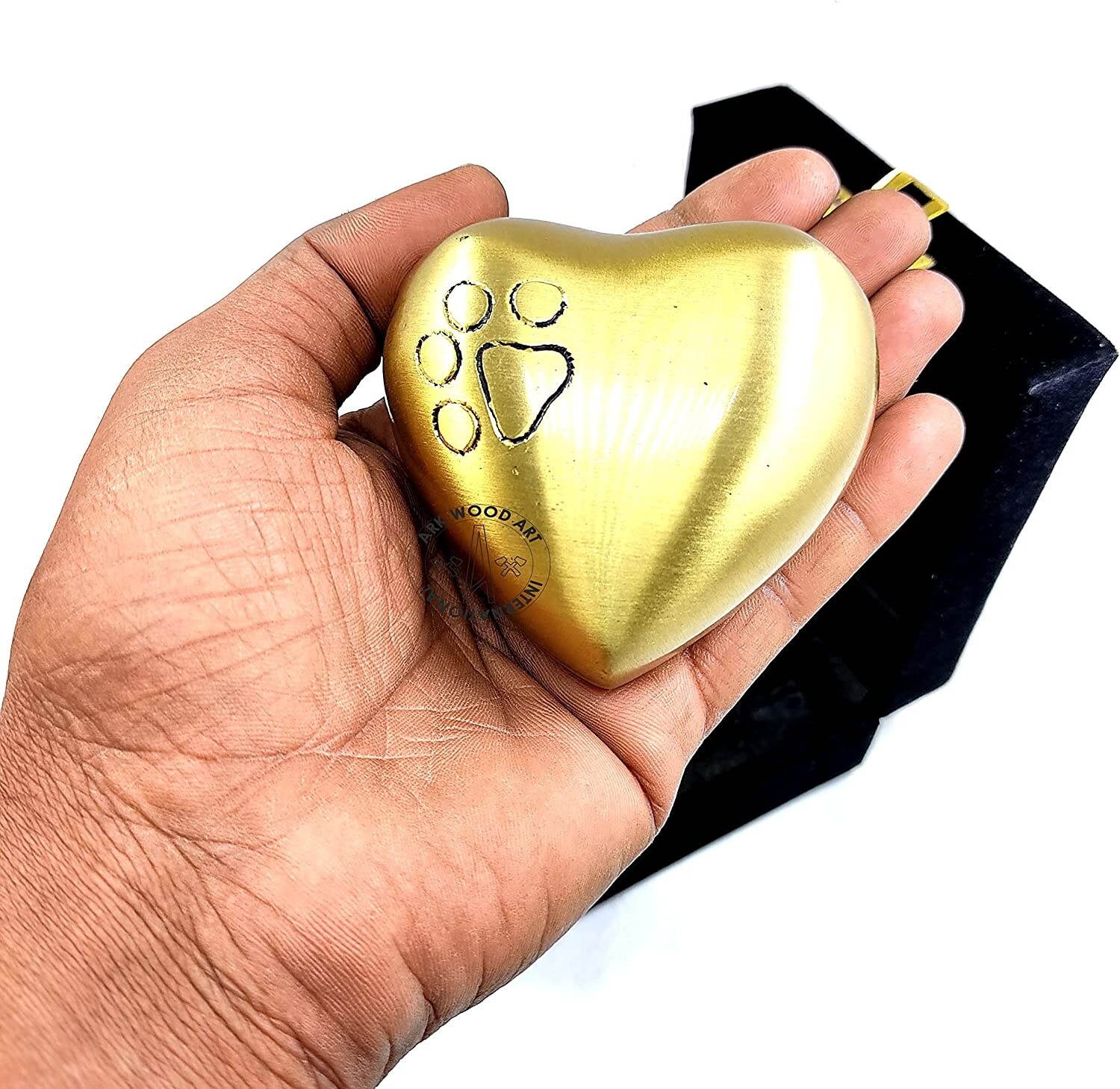 Small Cremation Urns Pet Memorial Golden Memory Funeral Box For Animal Ashes Urn