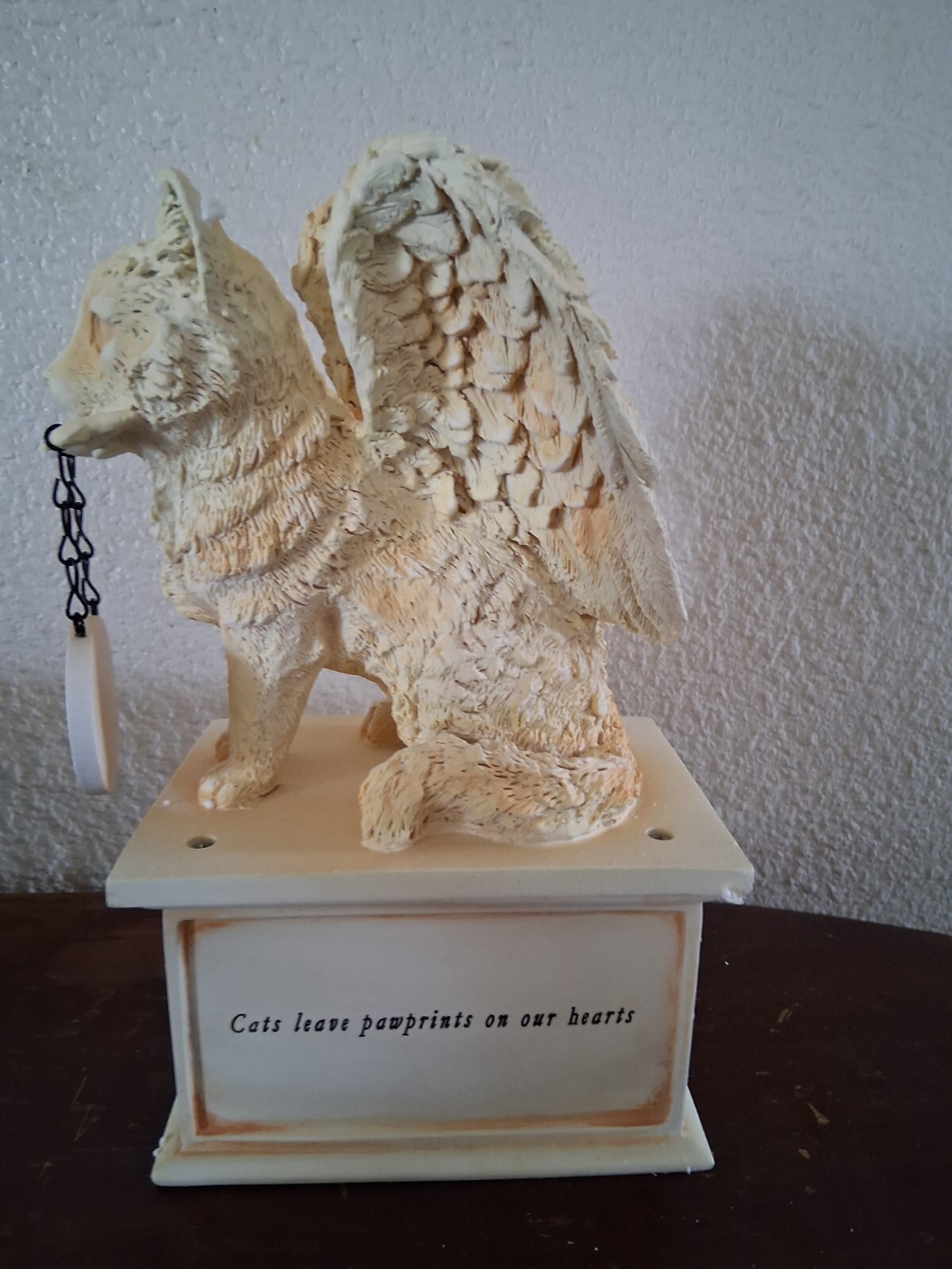 Cat Cremation Urn, Christian