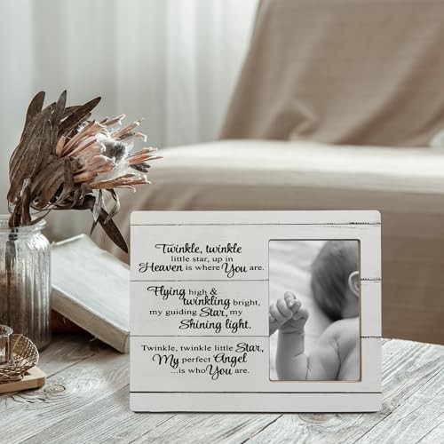 Miscarriage Angel Memorial Picture Frame, Baby Loss Gifts for Mothers and