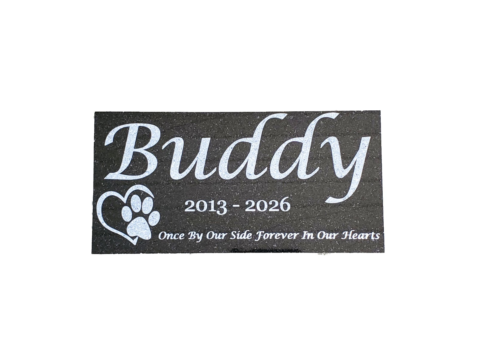Grave Marker Headstone Garden Pet Loss Memorial Burial Stone Granite Plaque t23