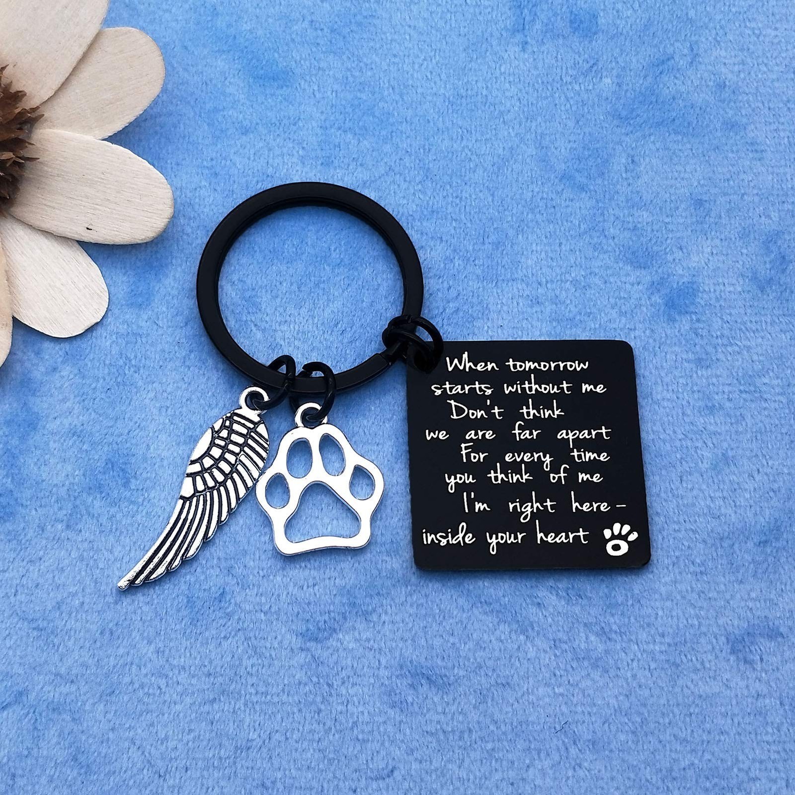 Loss of Pet Keychain Pet Memorial Gifts Keychain Dog Cat Sympathy Gifts When …