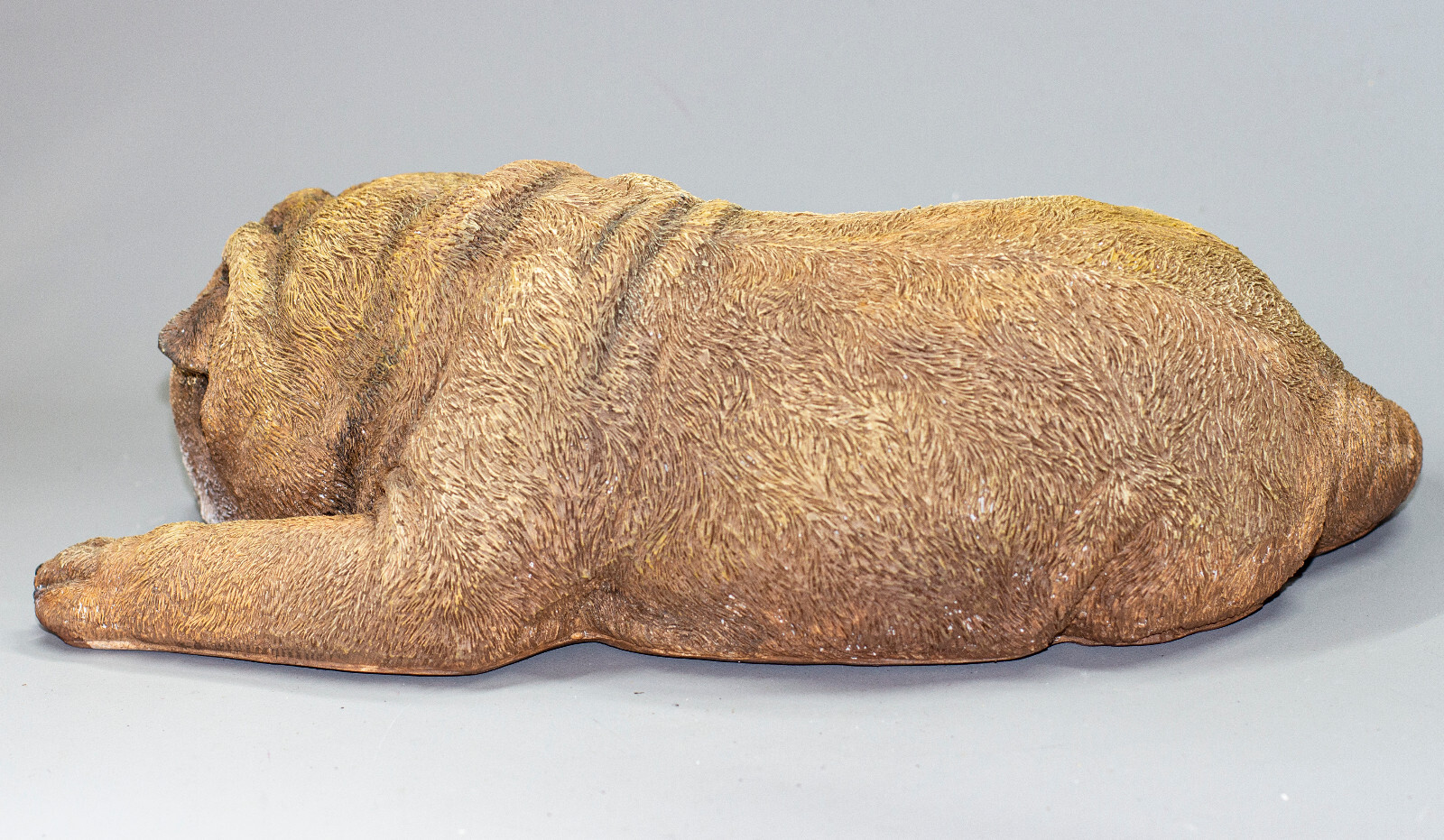 Dog Cremation Urn Ashes Shar Pei Memorial Statue Pet Grave Decor Animal Keepsake