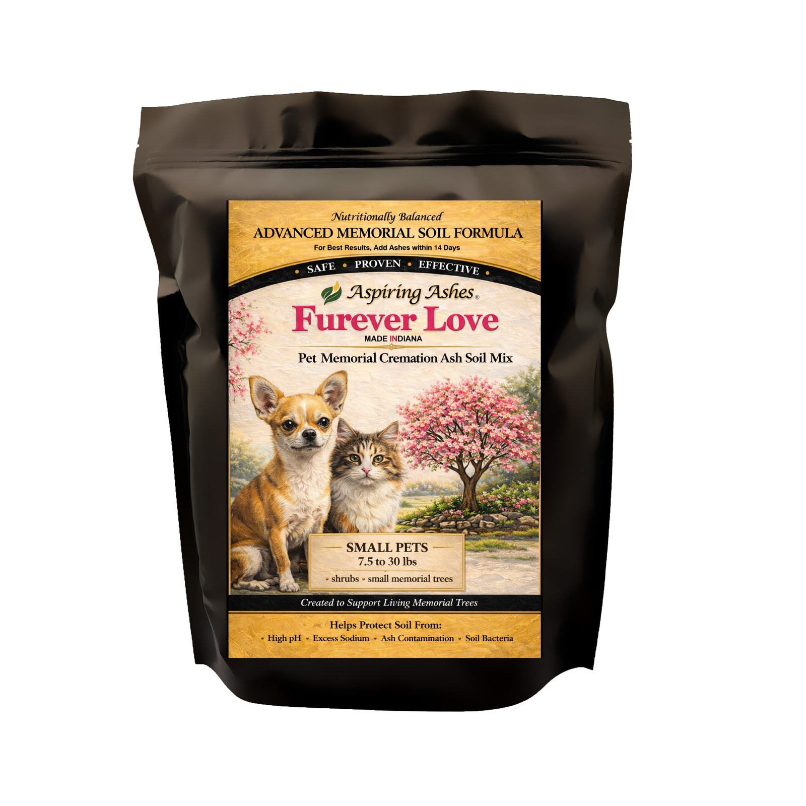 Soil for Cremated Pet Ashes: Medium Pet Memorial Kit