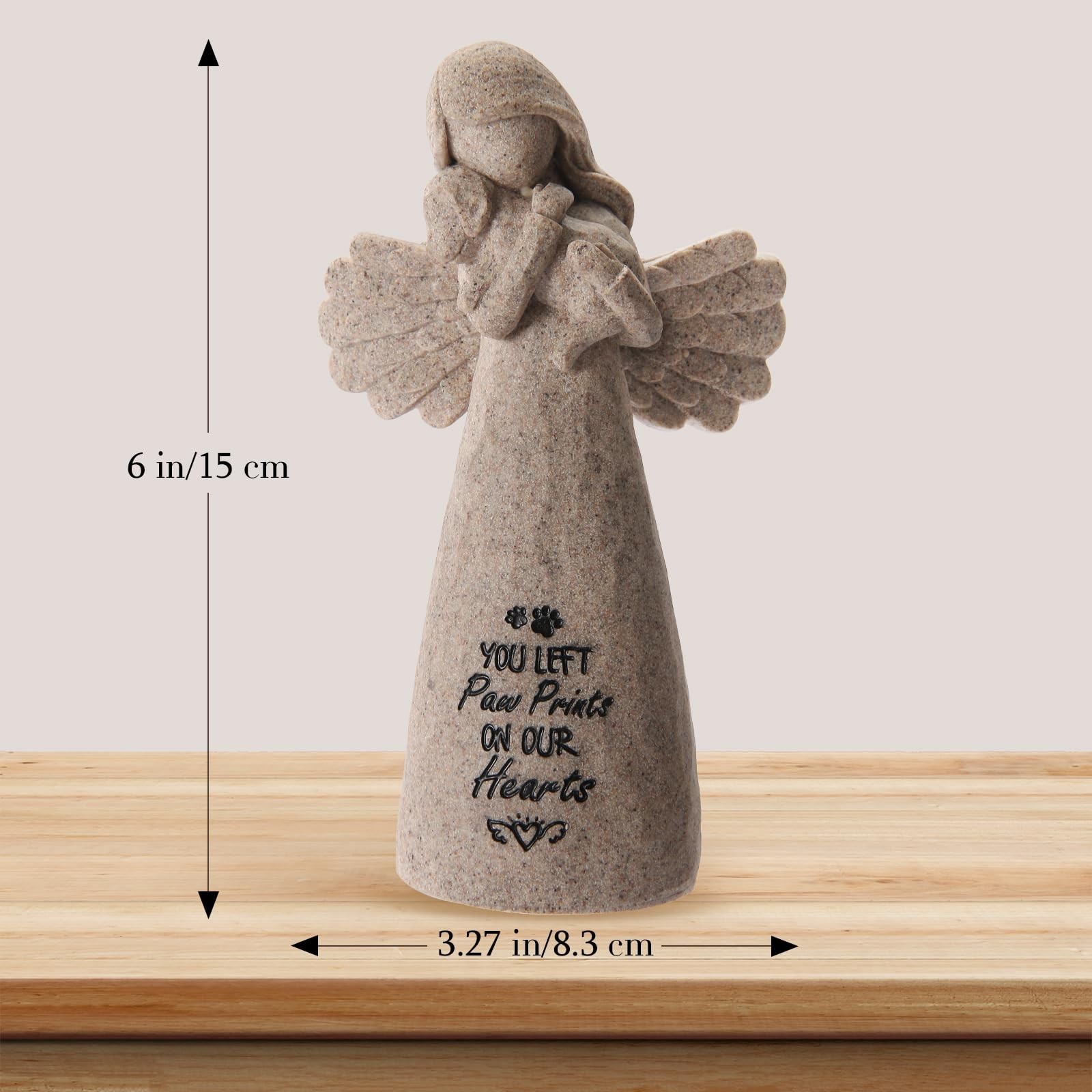 Dog Memorial Gifts for Loss of Dog, Pet Loss Sympathy Angel Figurine | Dog Be…