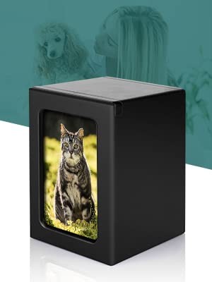 Cuodia:Pet Cremation Box with Photo Frame,Cat urns for Ashes,Pet Urns, Cat Cr…