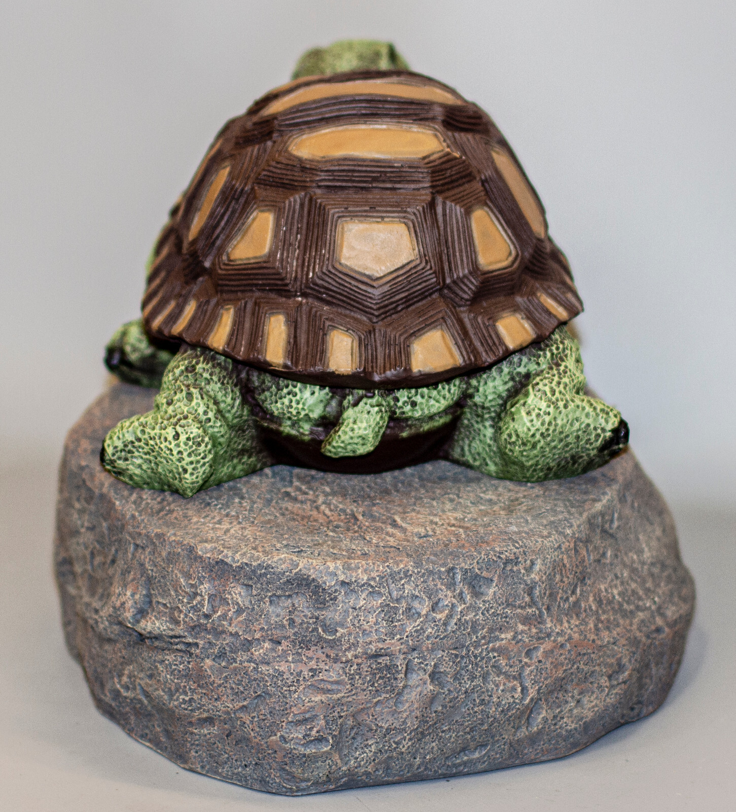 Turtle Urn Pet Ashes Memorial Headstone Statue Casket Tortoise Loss Grave Marker