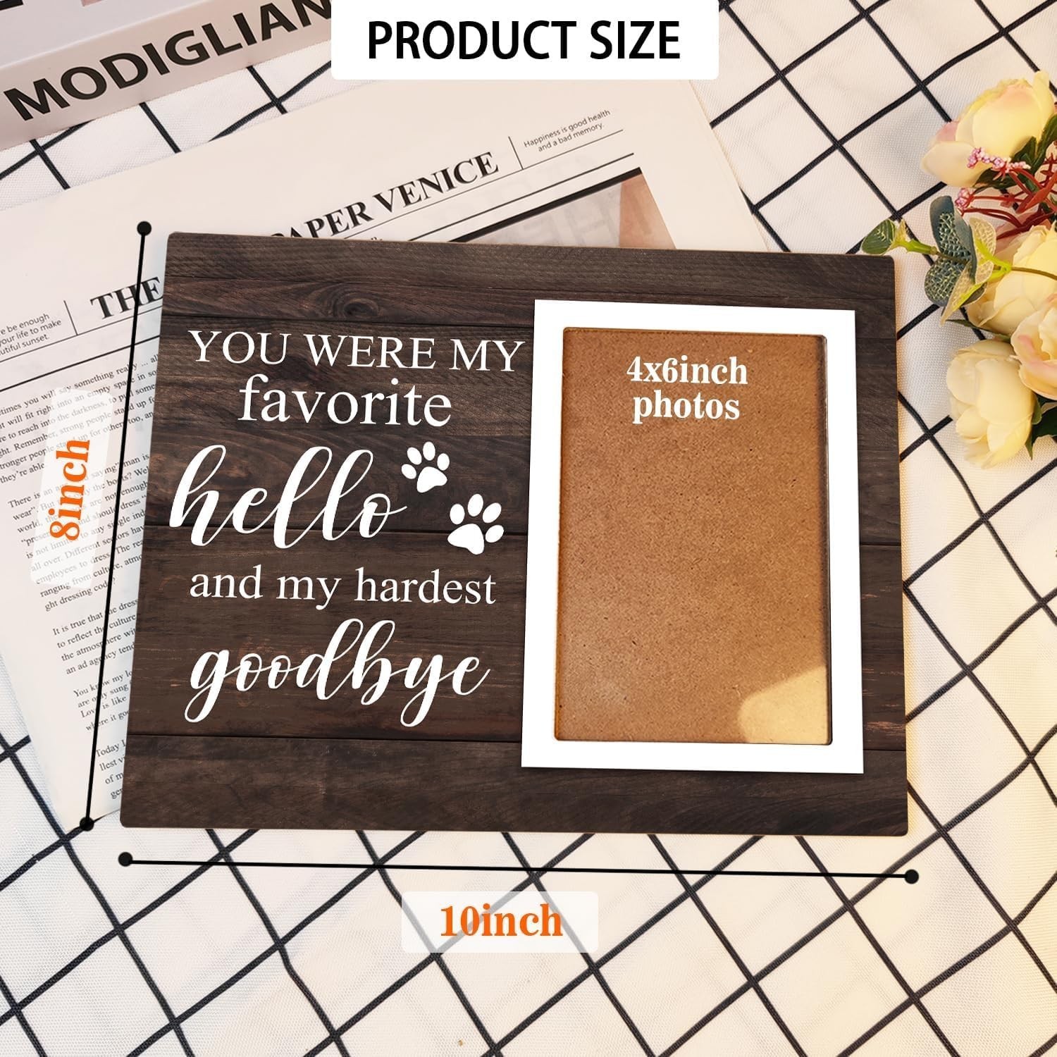 Pet Memorial Picture Frame for Dog,Cat Memorial Frame,In Loving Memory Photo …