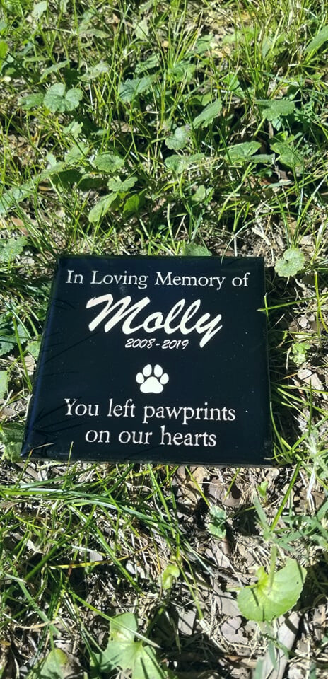 Personalized Pet Memorial Stone Custom Engraved | Loss Of Pet