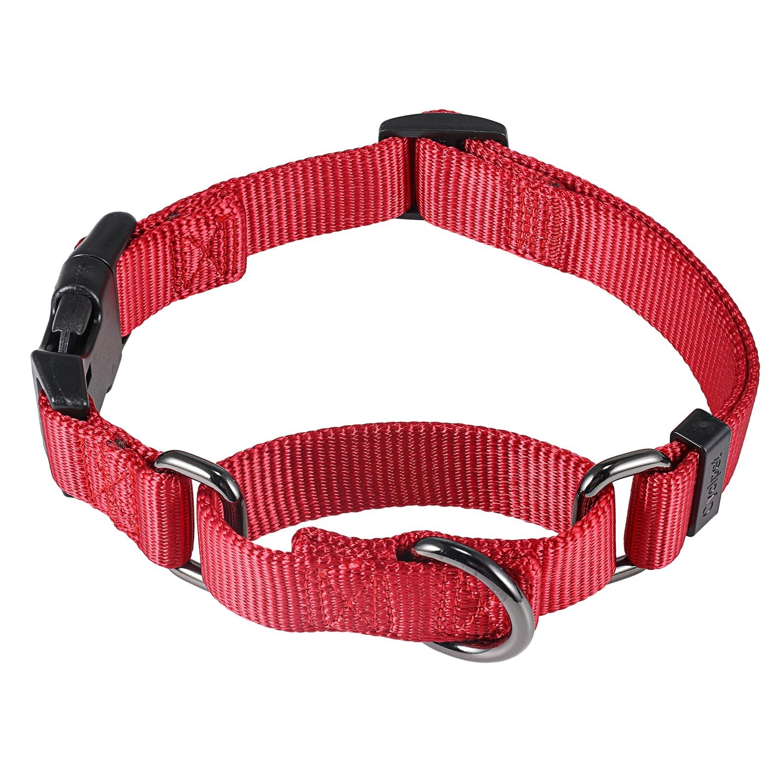 Advanced Nylon Martingale Dog Collar with Quick Release Buckle,Adjustable, Co…