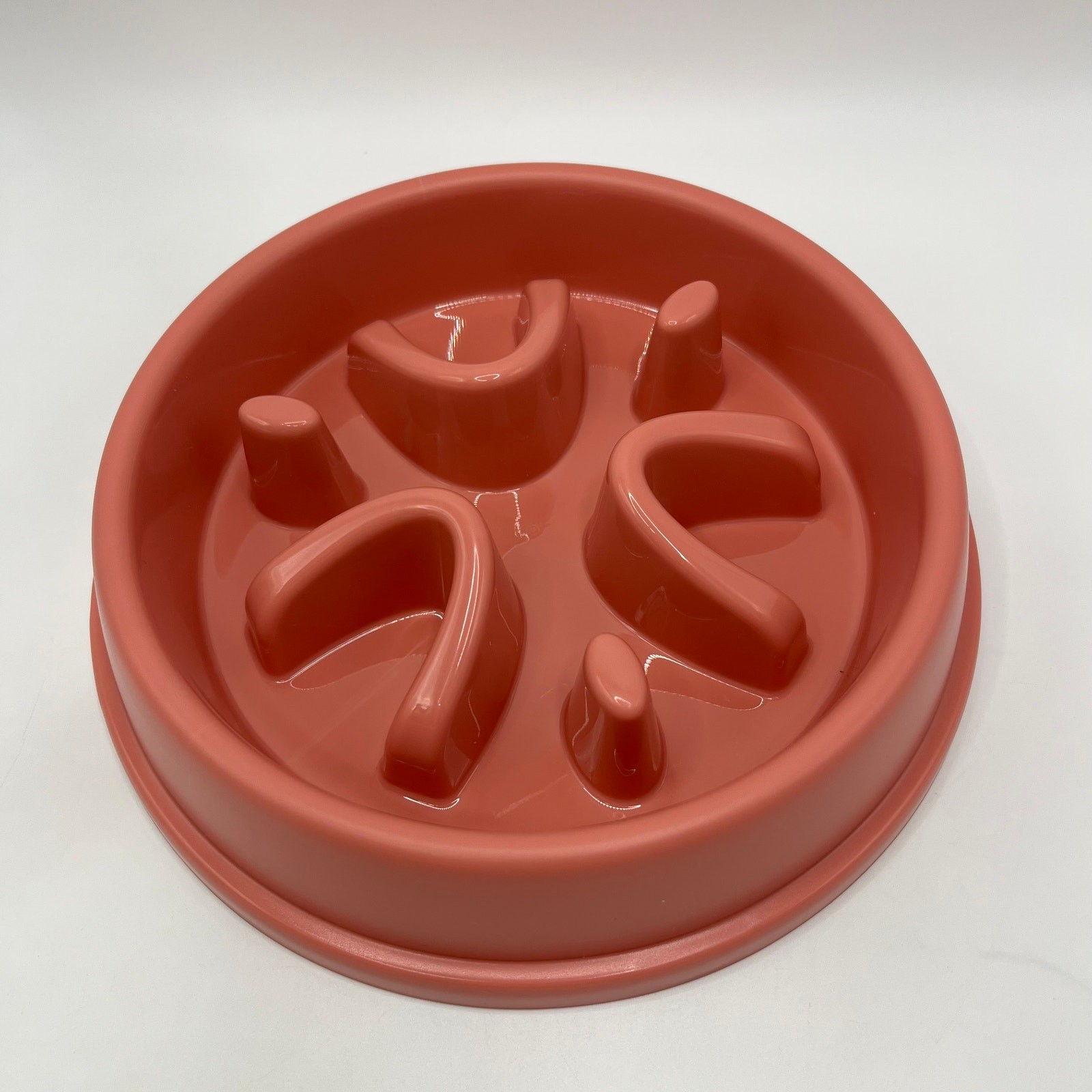 Pet Round Slow Feeder Bowl, Silicone Licking Mat, Anti-Slip & Anti-Tip