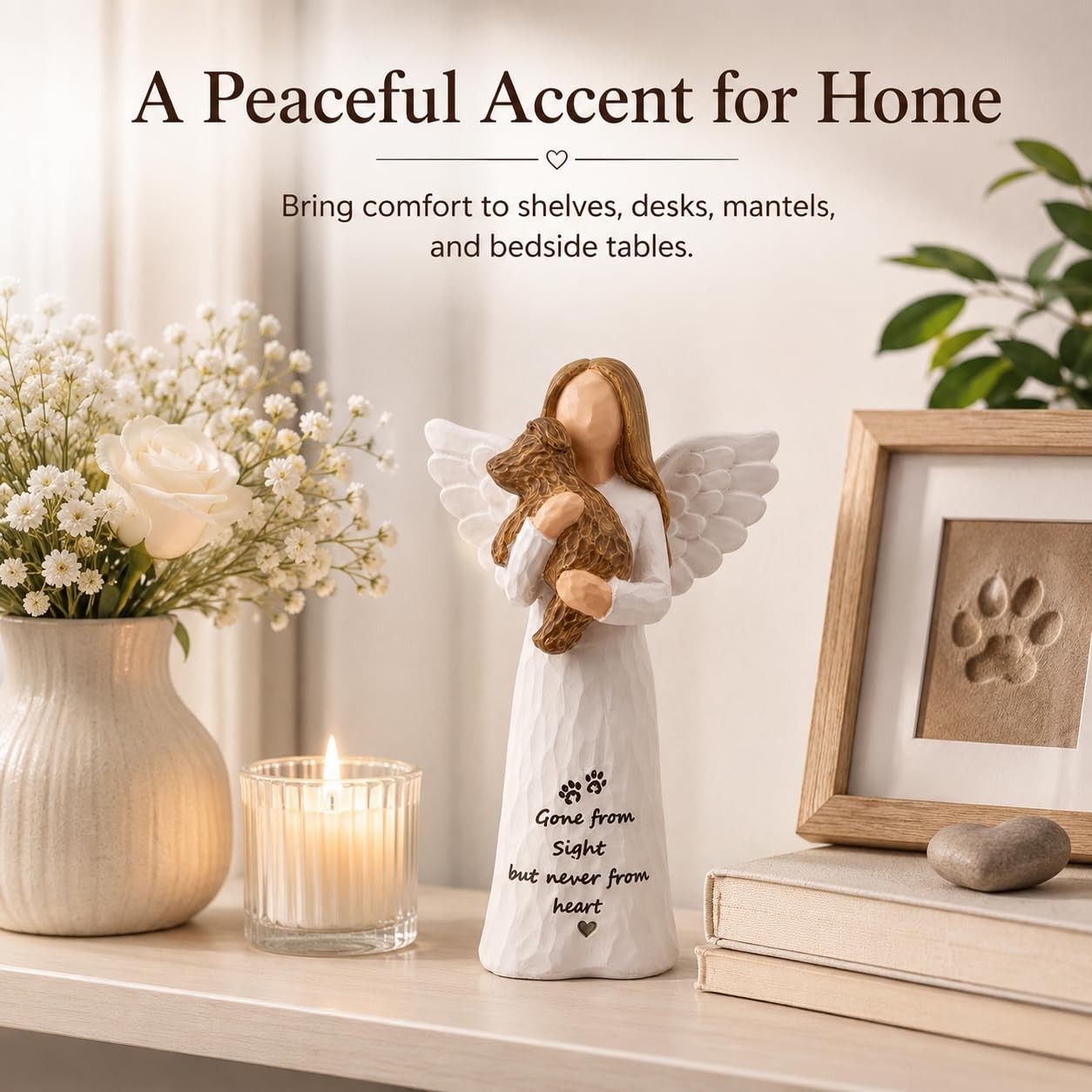 Dog Memorial Gift for Loss of Dog, Pet Loss Sympathy Gifts, in Memory Angel F…