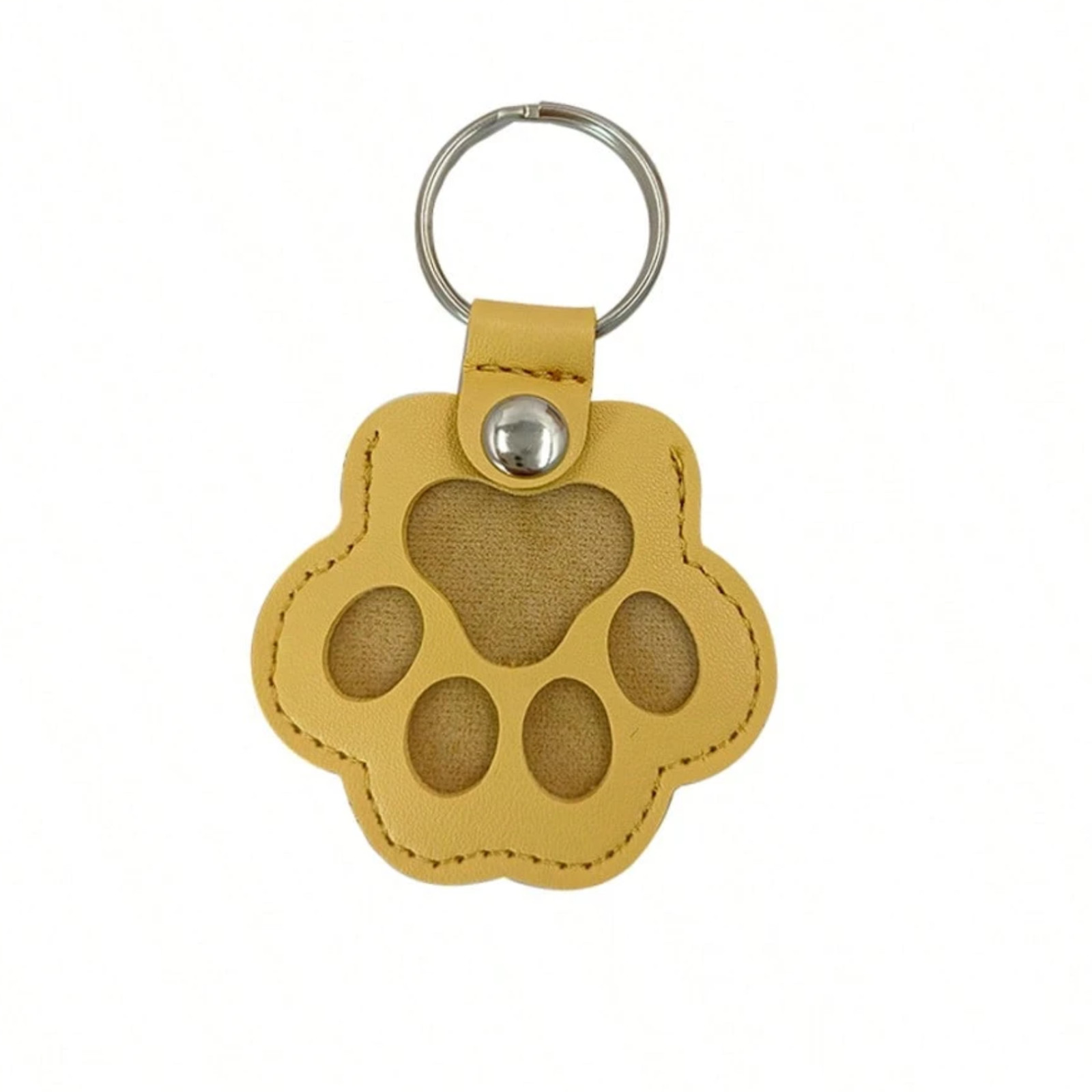 Pet Lost Hair Storage Keychain Cat & Dog Hair Memorial Bag Leather Pet Hair Bag