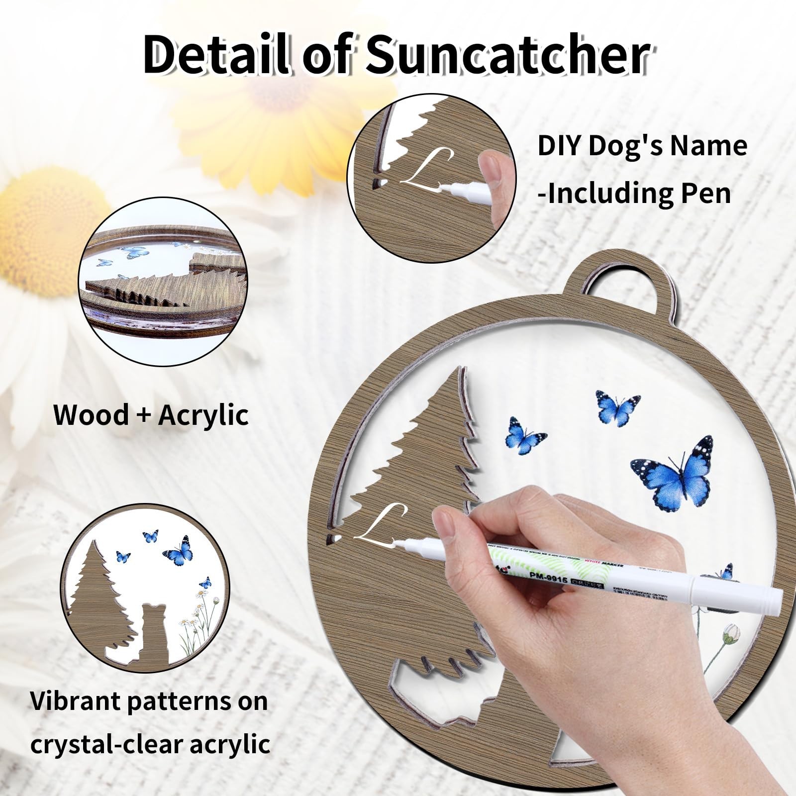 Pet Memorial Wind Chime – Dog Memorial Gifts for Loss of Pet, Loss of Pet