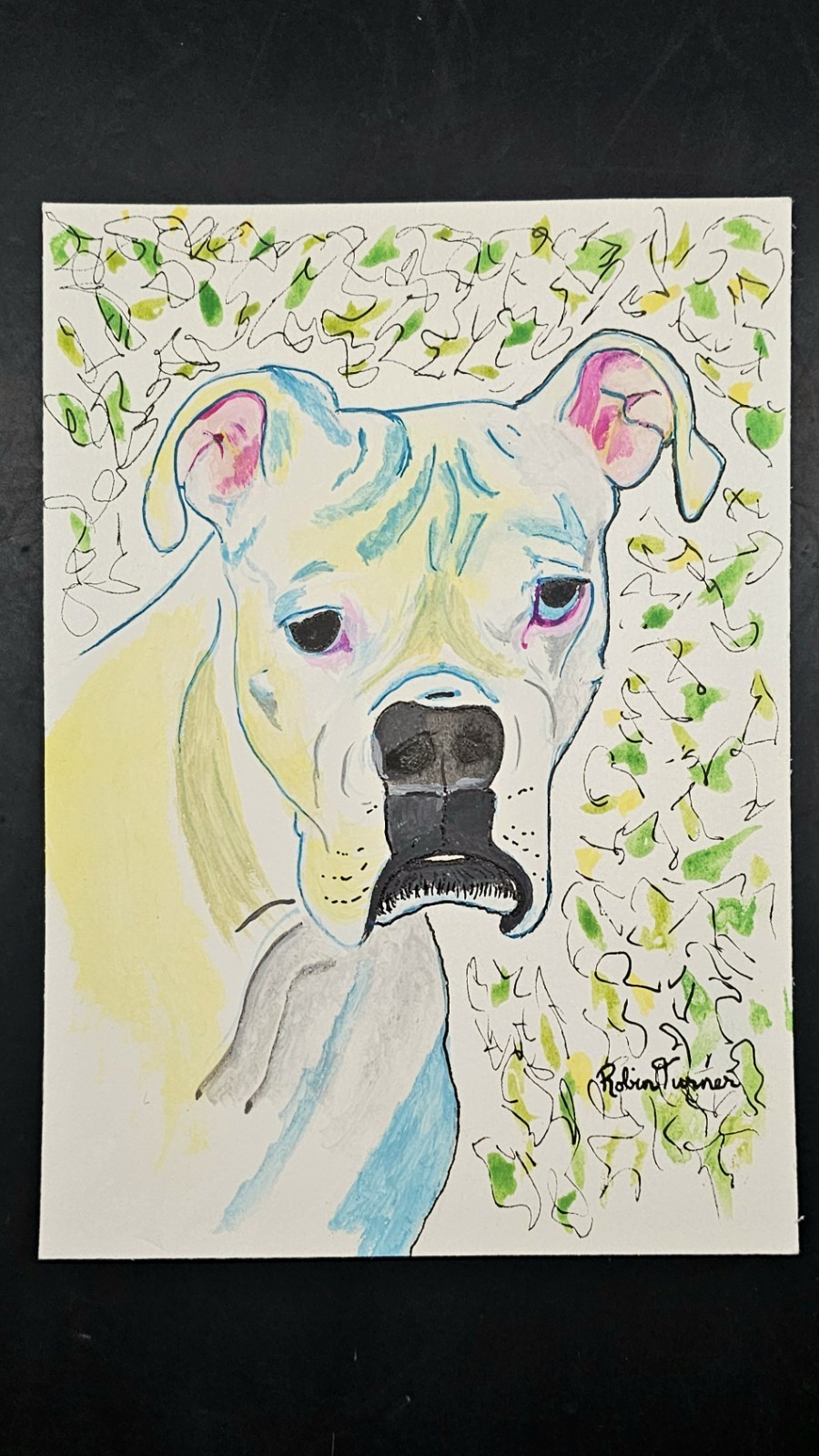 5×7 Original Art Hand-painted Custom Pet Portrait YOUR PET Any Pet Memorial