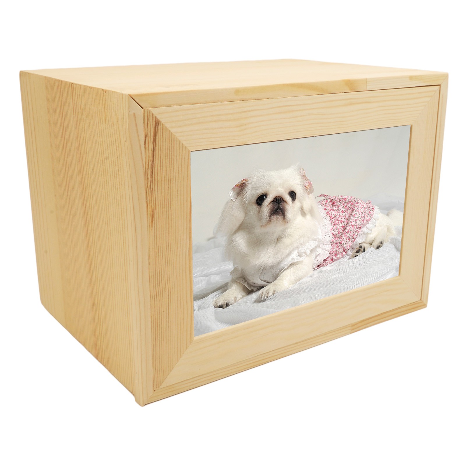 Pet Urn for Ashes Wooden Memorial Urn Dogs & Cats with Photo Frame – Photo Frame