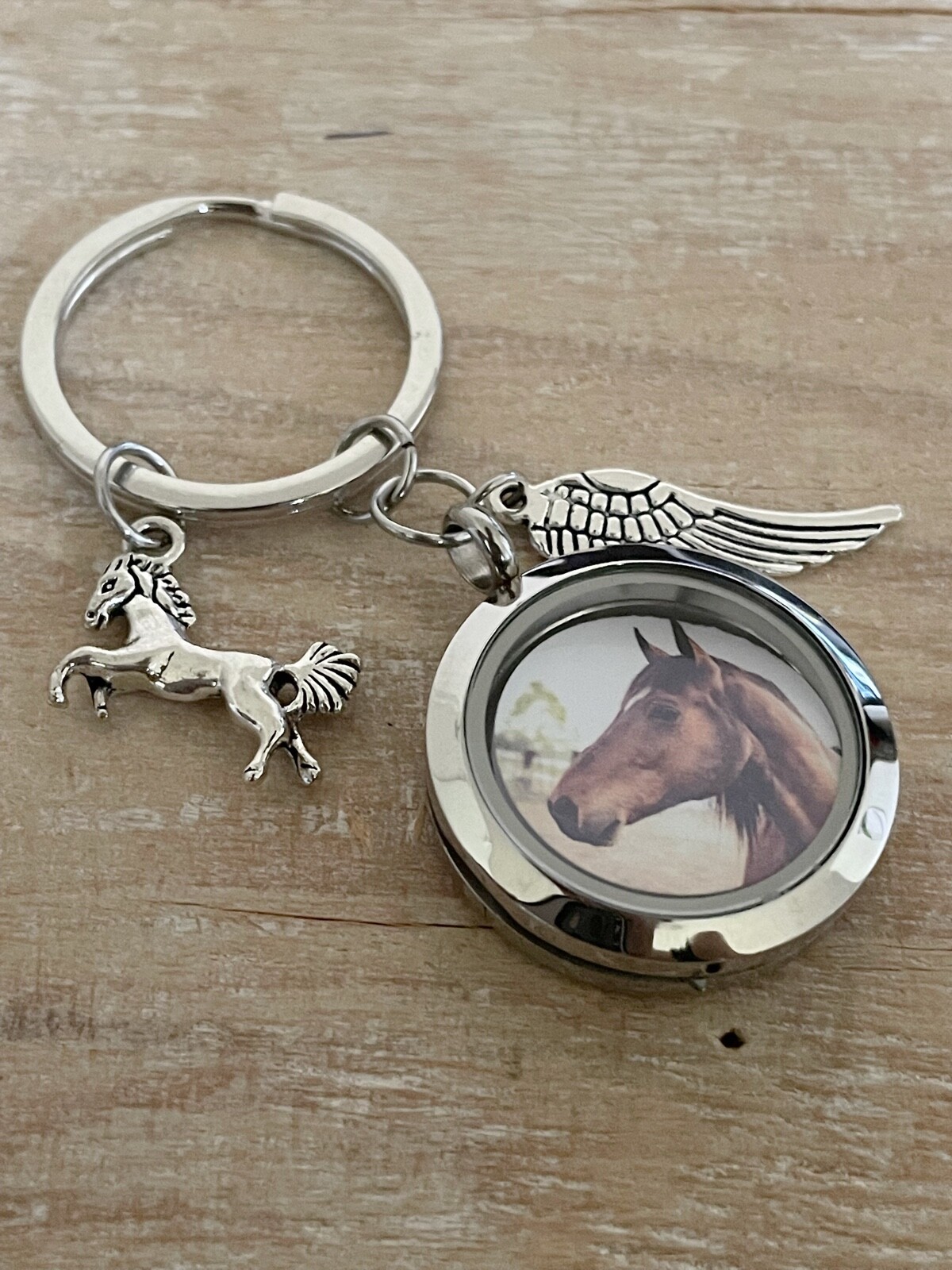 Horse Hair Keepsake, Horse Hair Keychain, Horse Memorial Gift, Horse Jewelry