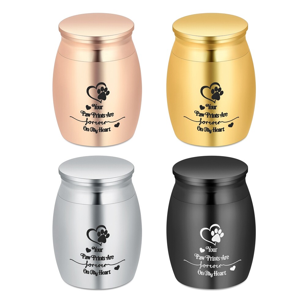 Paw Print Keepsake Urn – Paw Mini Cremation Urn for Ashes Pet Ashes Small Urns