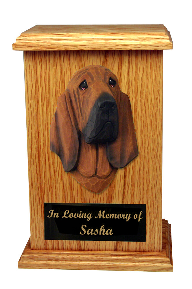 Bloodhound Memorial Urn