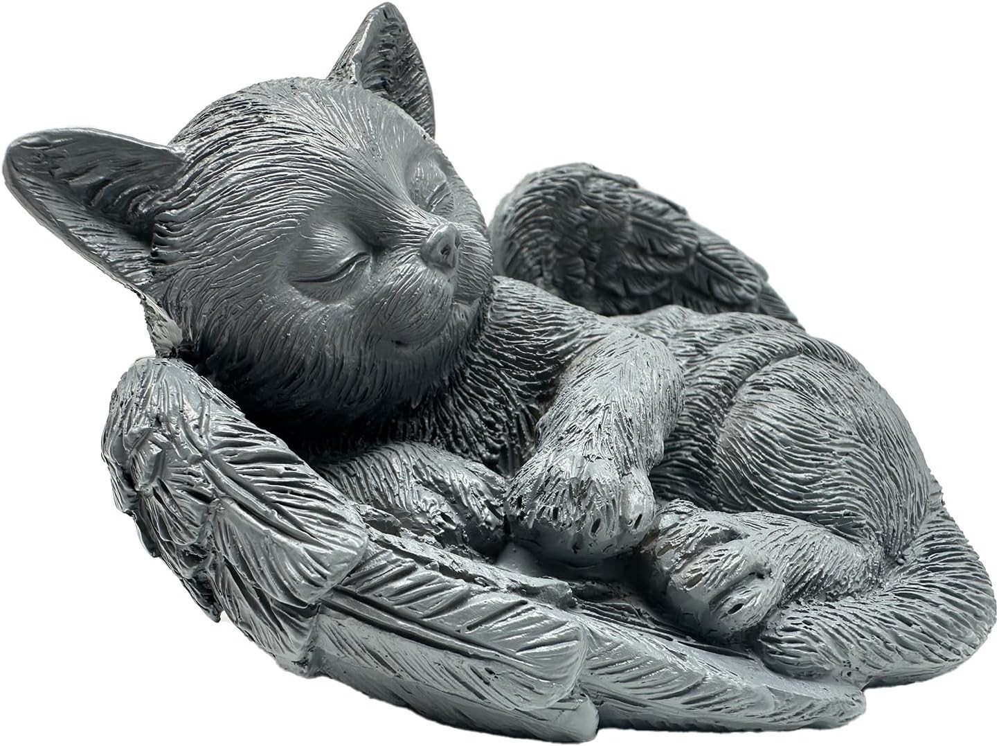 Small Cat Memorial Stone Commemorates Our Lost Fur Baby,Peaceful Sleeping Angel