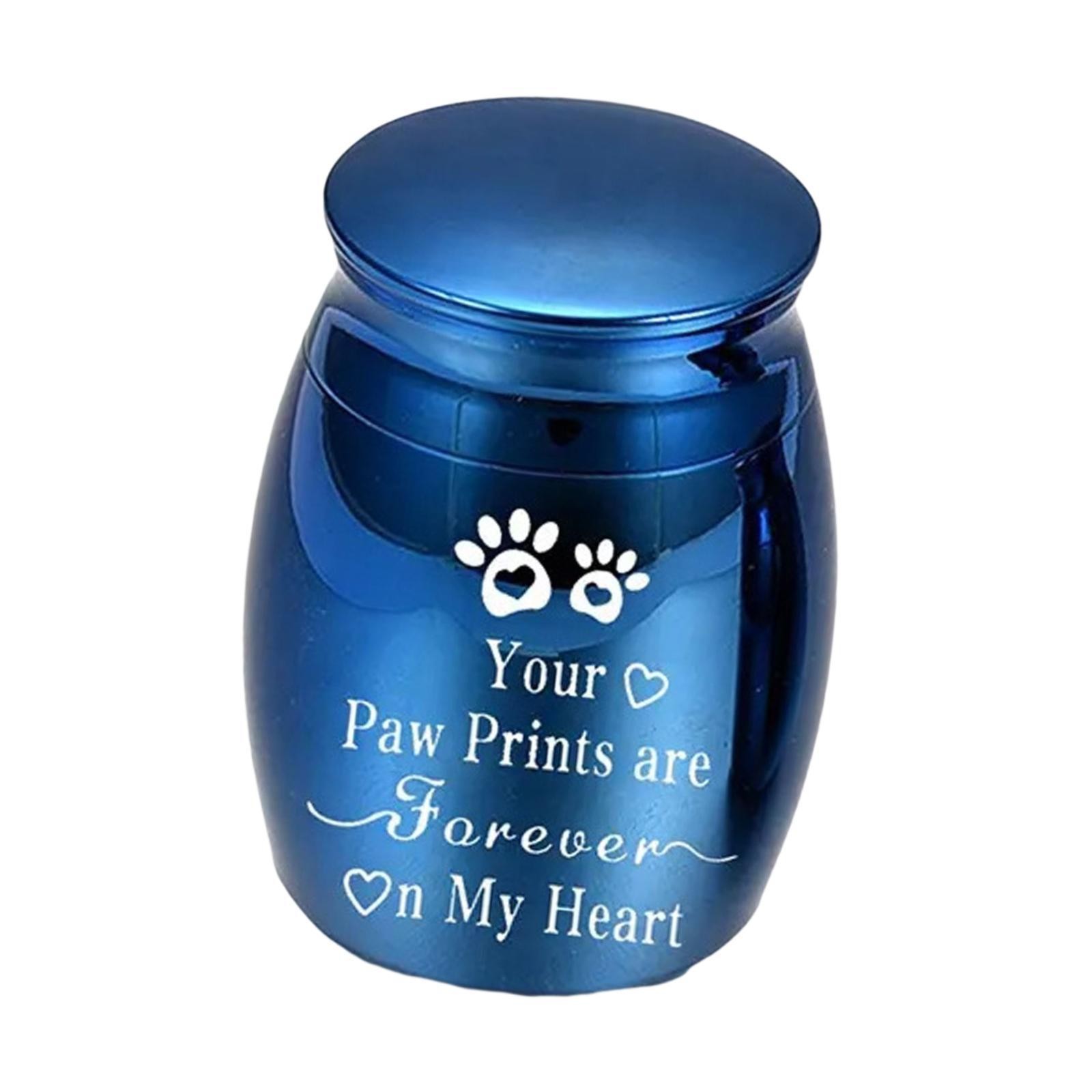 Urn Pet Cremation Urn Waterproof Aluminum Alloy Container Cat Ash Holder