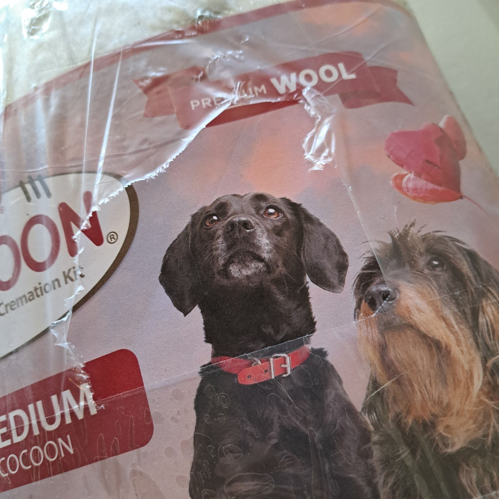 Sweet Goodbyes Eco-Friendly Cocoon Pet Burial Kit Size Medium Natural NEW