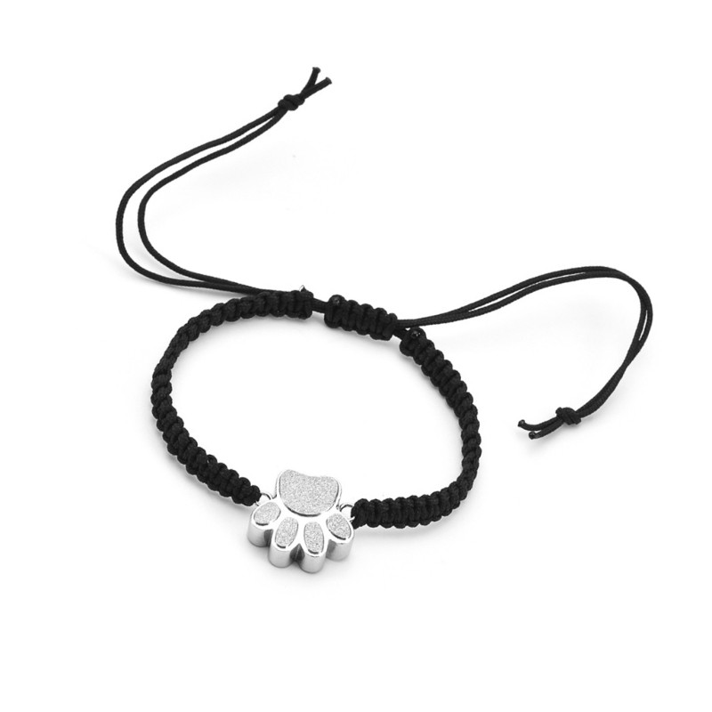 Cremation Jewelry Urns Bracelet for Pet Ashes Cats Dog Paws Pendants Bangles