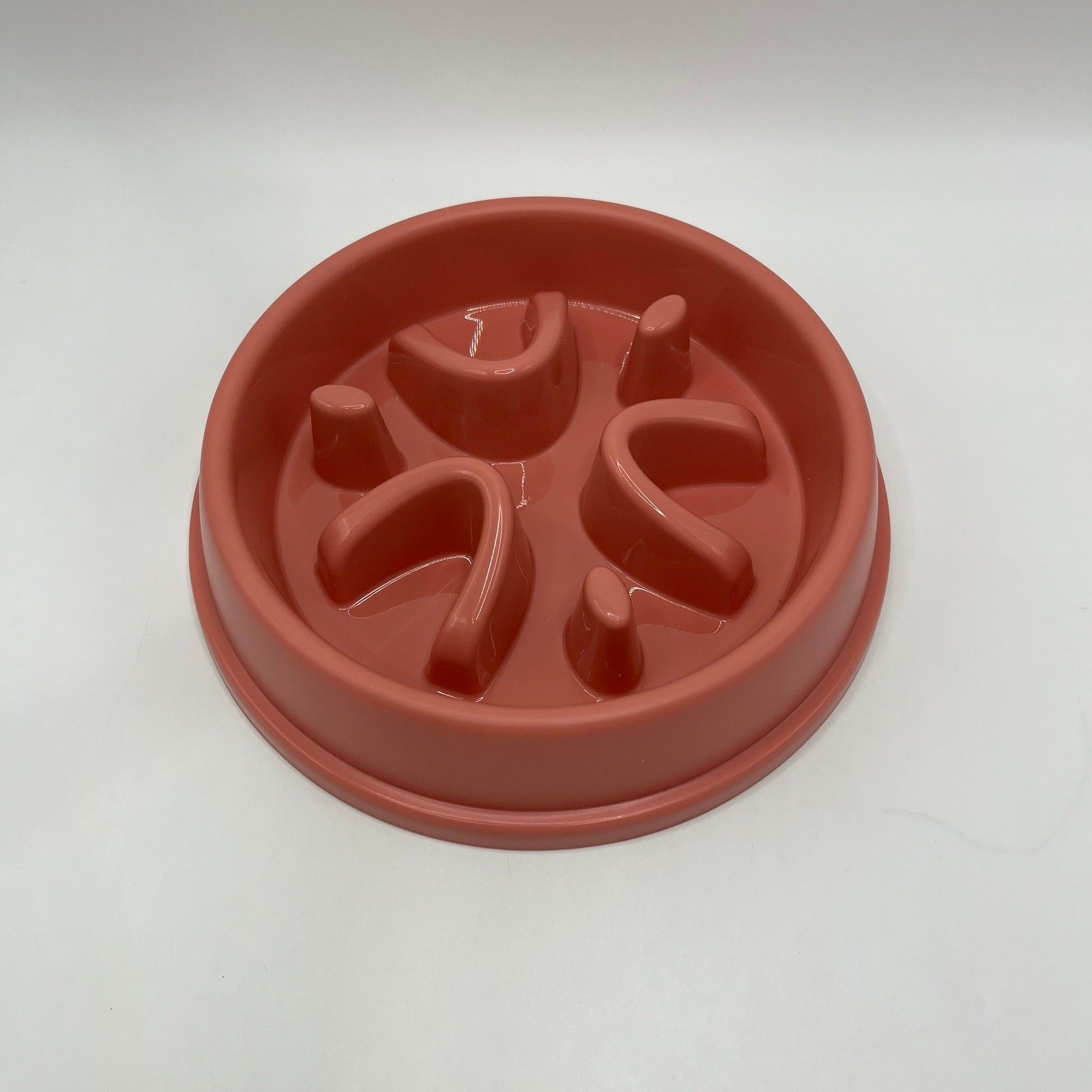 Pet Round Slow Feeder Bowl, Silicone Licking Mat, Anti-Slip & Anti-Tip
