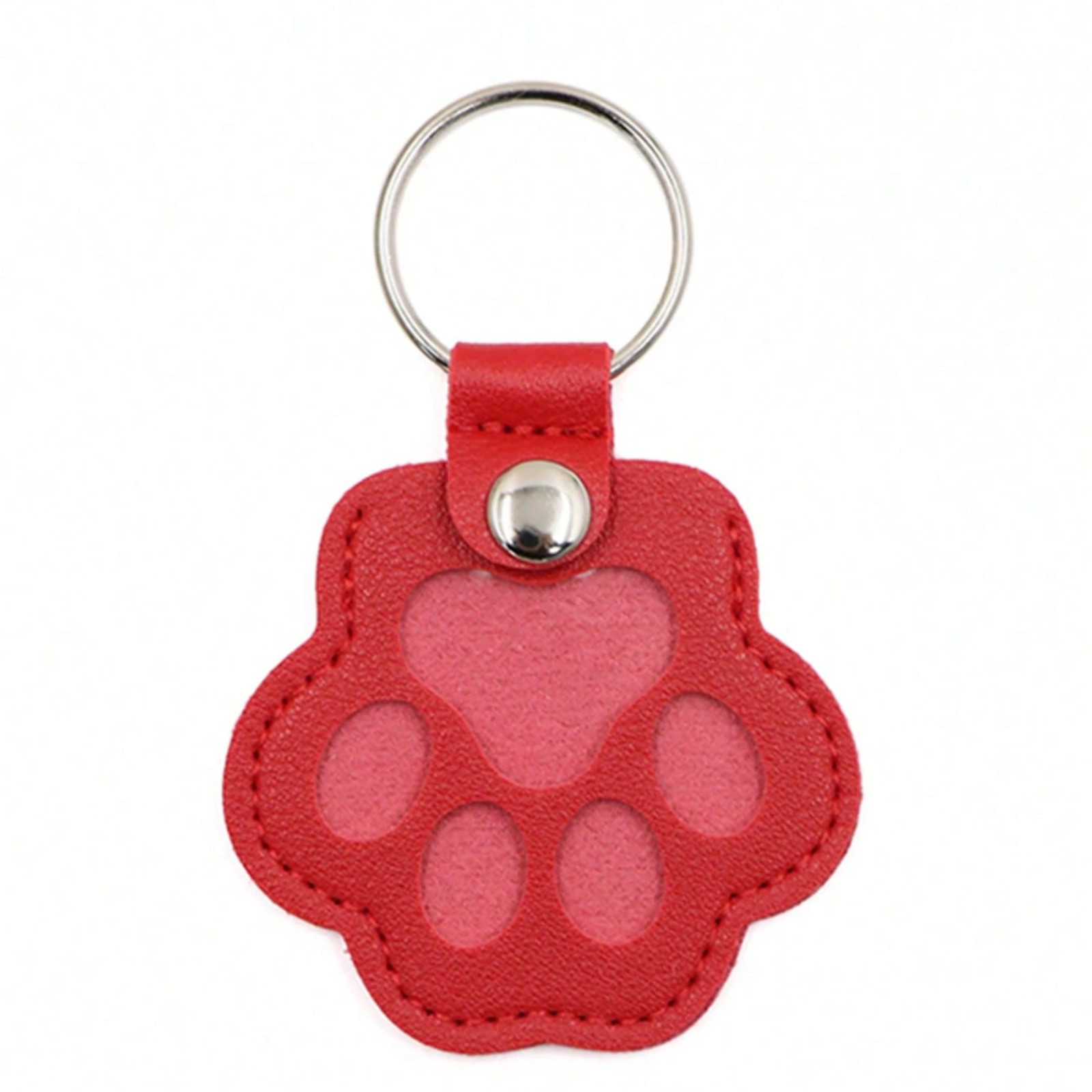 Pet Lost Hair Storage Keychain Cat & Dog Hair Memorial Bag Leather Pet Hair Bag