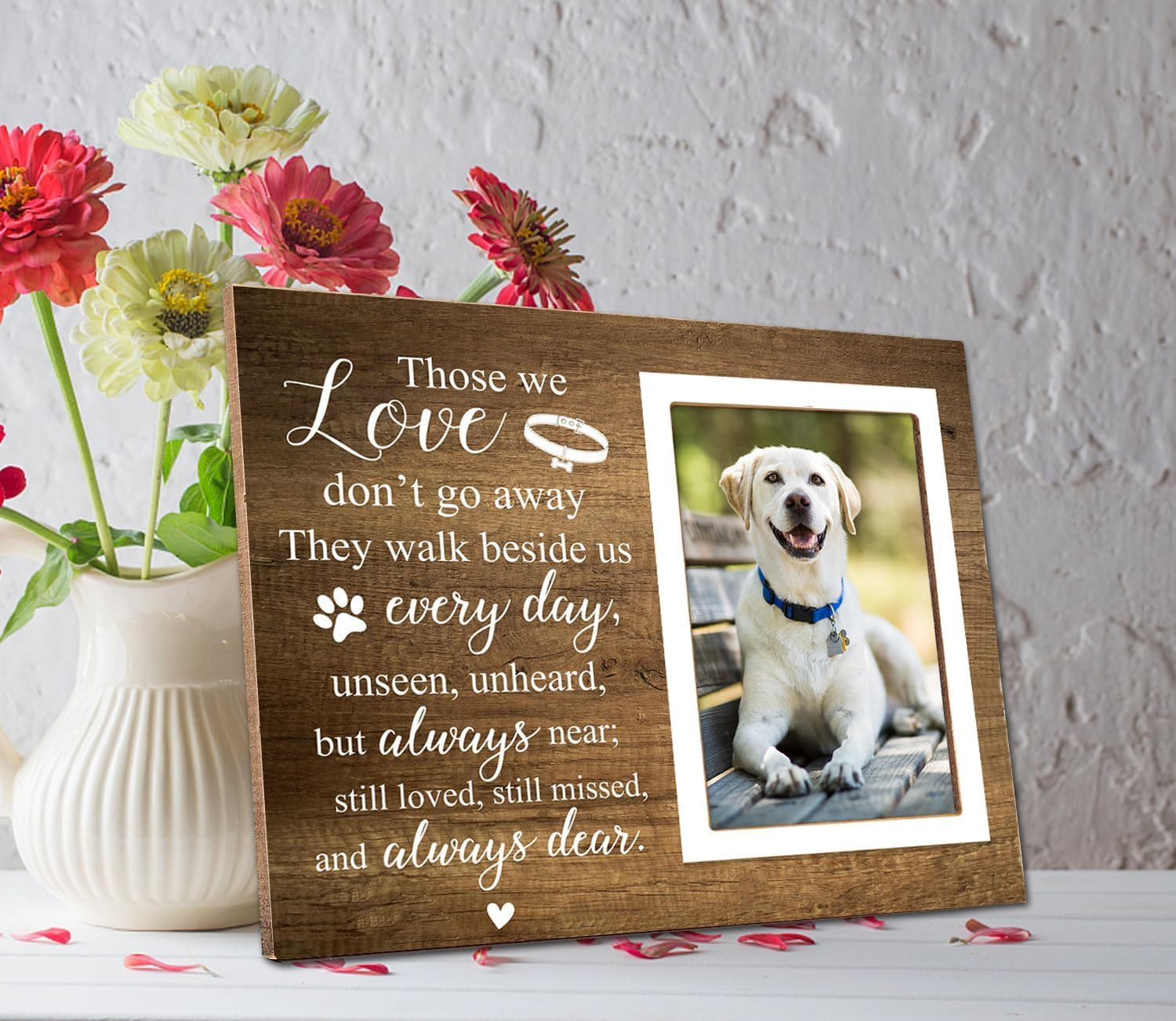 Memorial Picture Frame, Pet Picture Frame, Sympathy Gifts for Loss of Loved P…