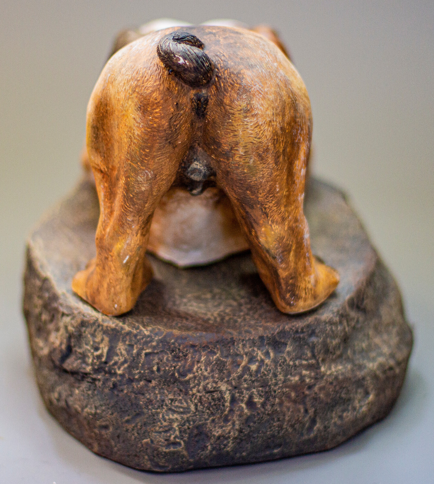 English Bulldog Memorial Stone Cremation Urn Pet Unique Grave Decor Personalized