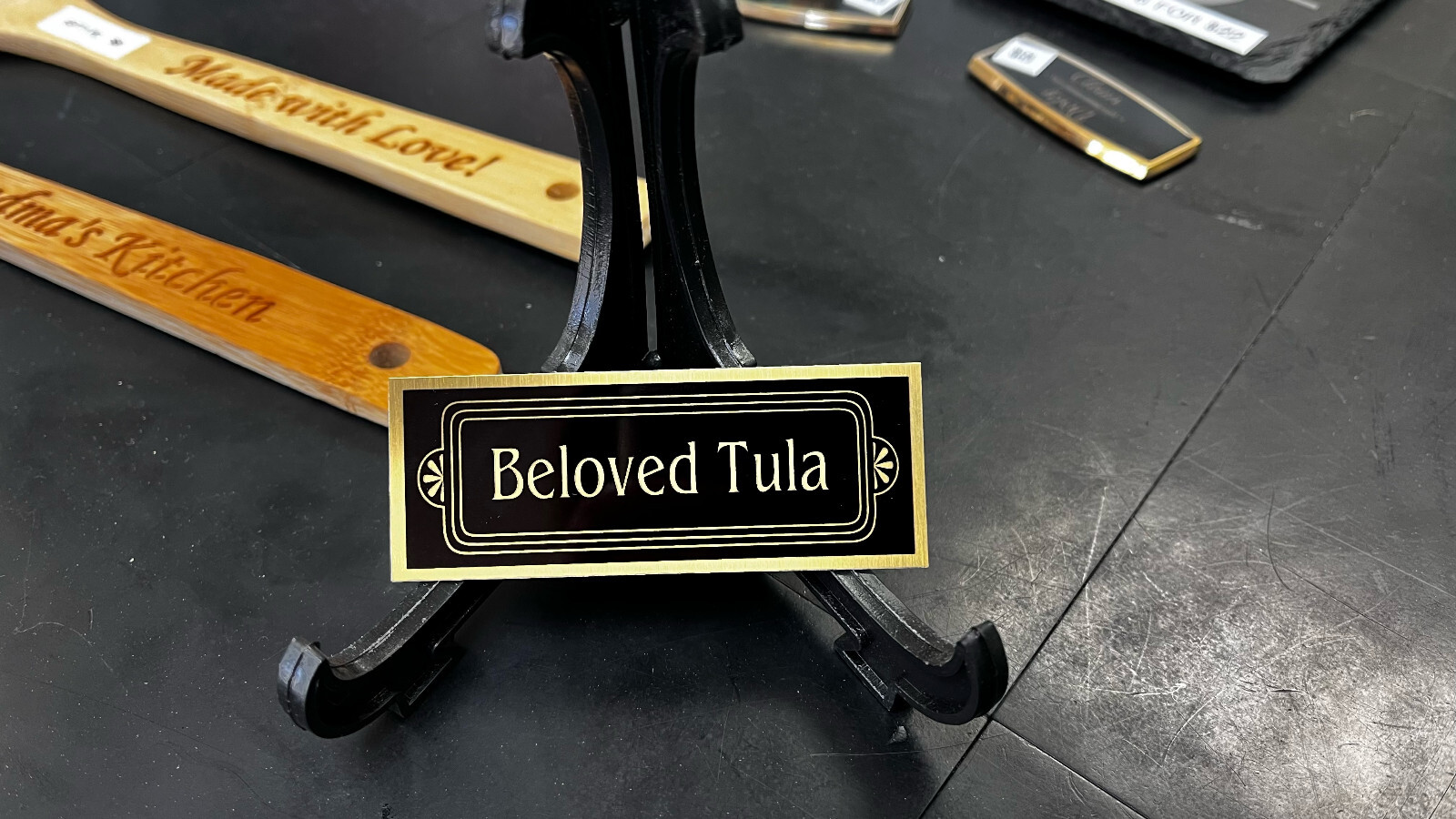 1 1/4″ x 3 1/4″ Customized Aluminum Plate for Pet Memoiral Urn