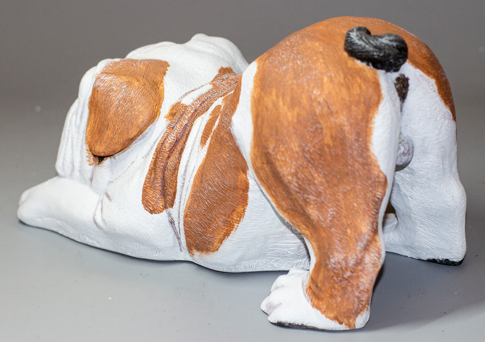English Bulldog Urn Dog Ashes Pet Memorial Sculpture Animal Grave Decor Keepsake