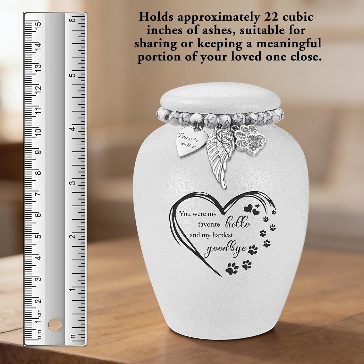 Pet Urn for Dogs Cats 4.8 Inch Small Urn for Pet Ashes Cremation Keepsake Urns C