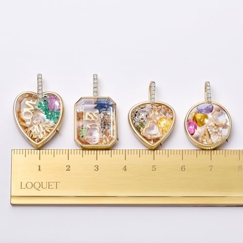 Women Locket Necklace Titanium steel Round 18K Photo Lockets that Hold Gold