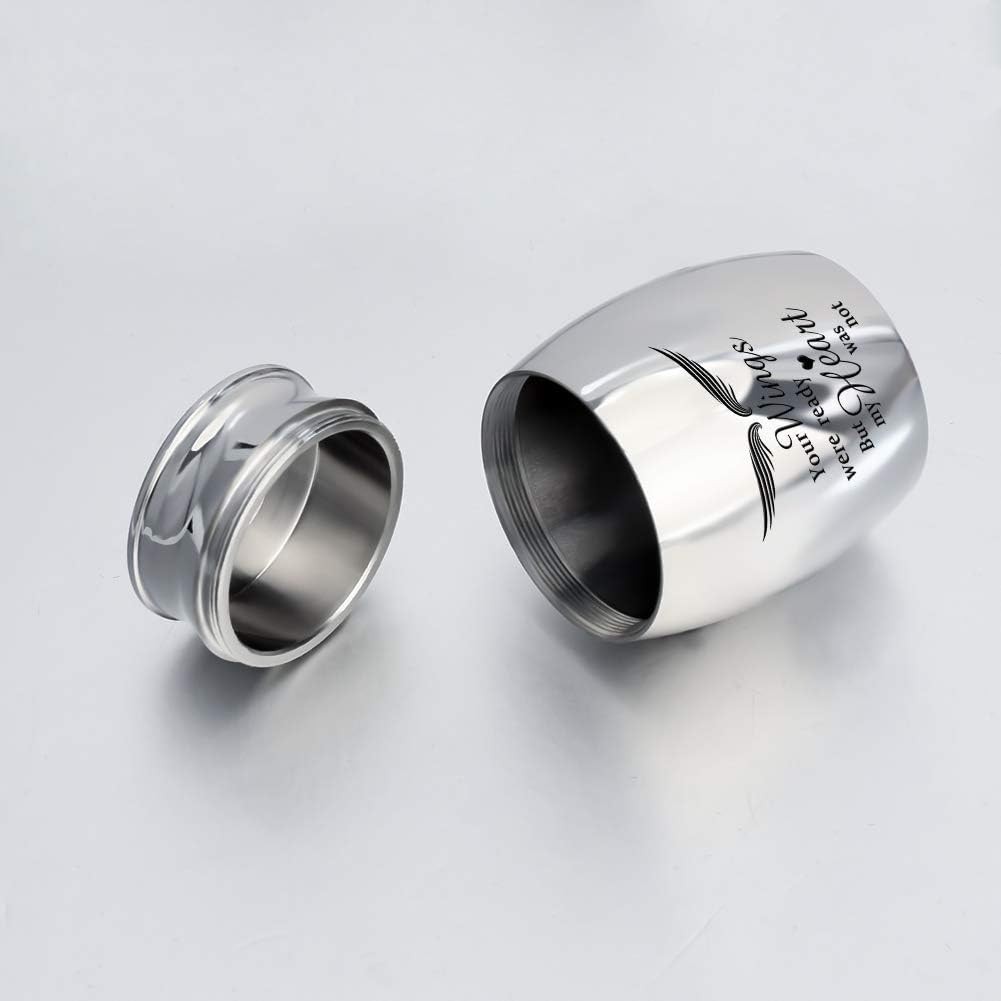 Dletay Small Keepsake Urn for Human Ashes – 1.57 Inch Mini Cremation Urn in