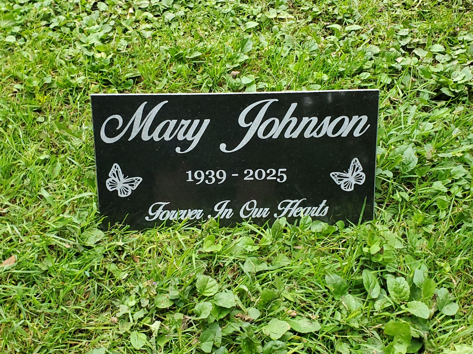 Loved One Memorial Grave Marker Headstone Garden Granite Stone Plaque loss t16