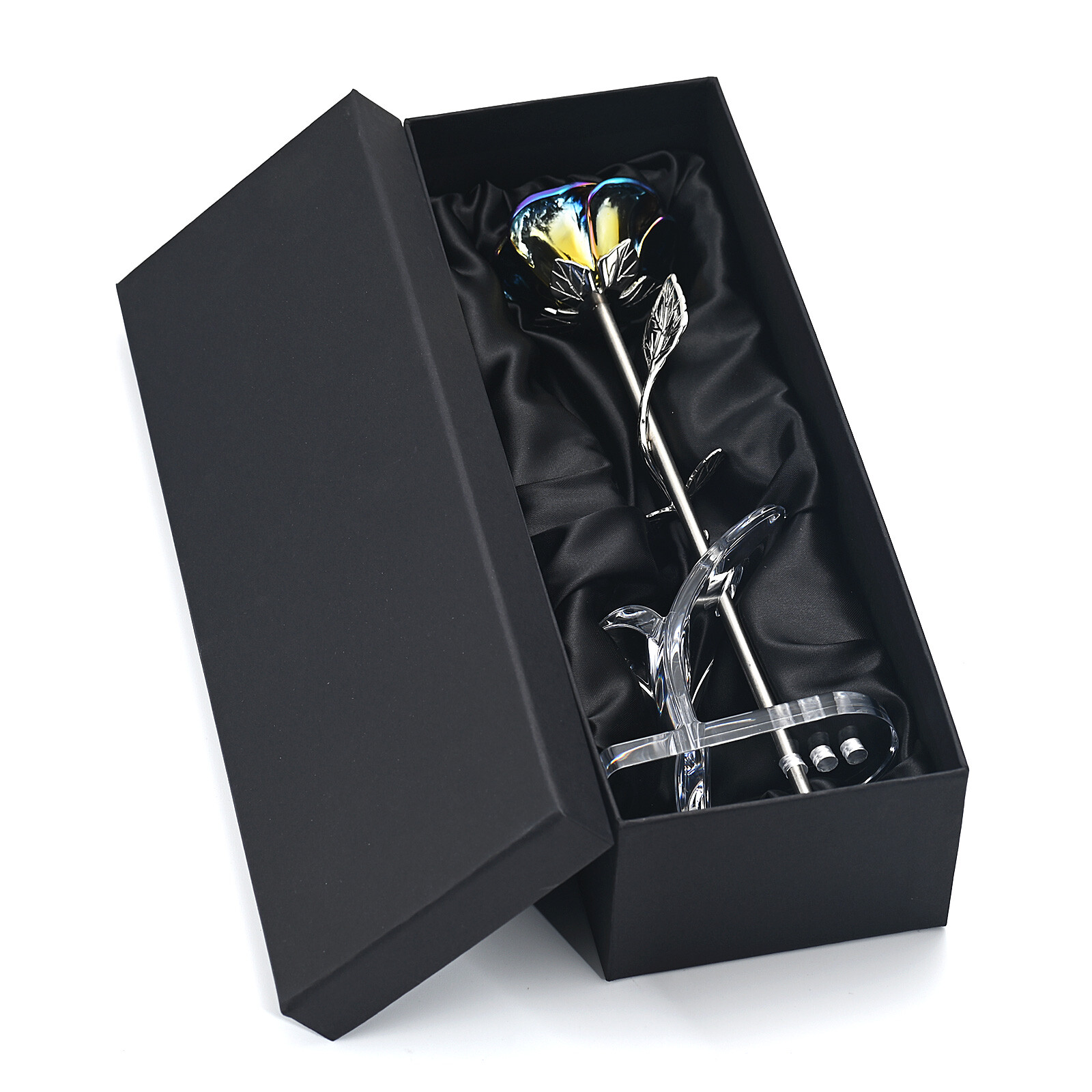 Rose Flower Urn Ornament for Ashe Family Member Memorial Flower for Wedding Home