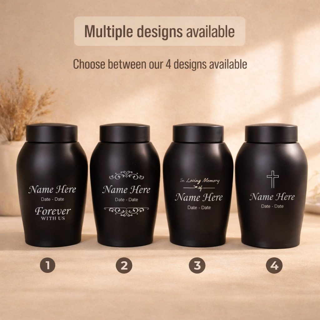 Personalized Cremation Keepsake Human or Pet Ashes Urn Waterproof with Airtight